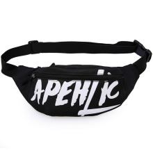 Trendy Hip-Hop Casual Outdoor Sports Fitness Cycling Running Unisex Large Fanny Pack Travel Chest Waist Bag Women Men Bum Bag